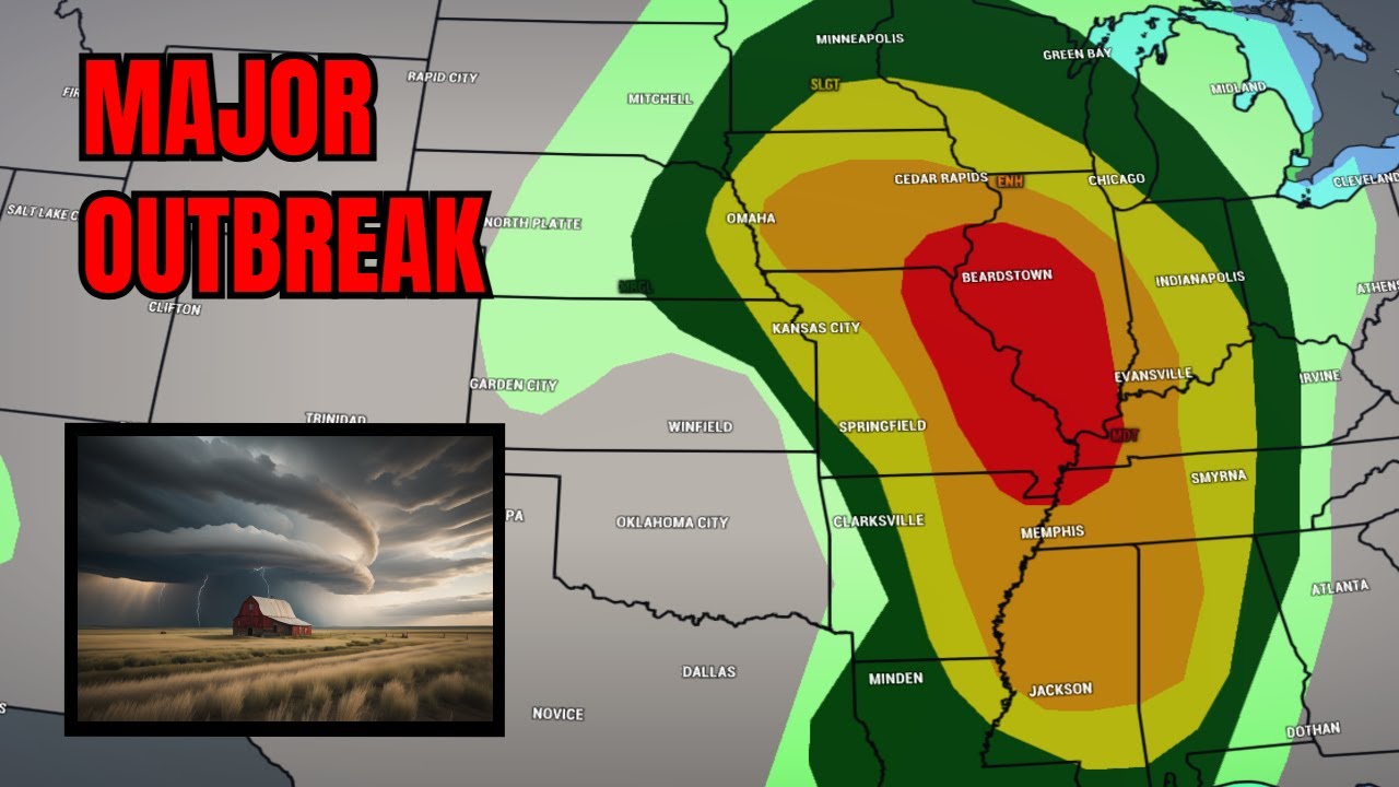 A major severe weather outbreak is likely on Friday - YouTube