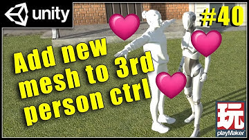 #40 Unity Third Person Custom Characters - Maximo, Unity, Playmaker Tutorial