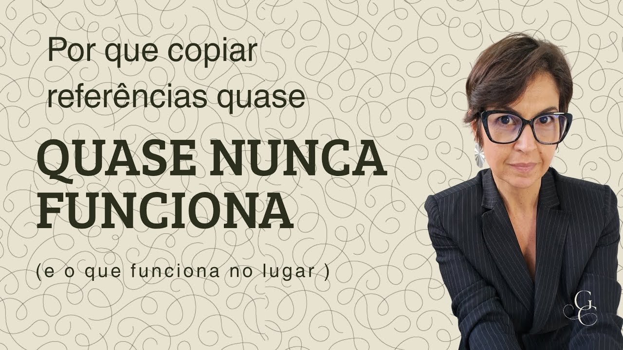 Por que copiar referências quase nunca funciona ?