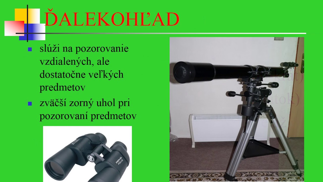 Praktické využitie šošoviek