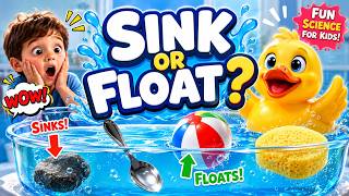 🔵 Sink or Float Fun Science Experiment for Kids | Easy STEM Learning with Water!