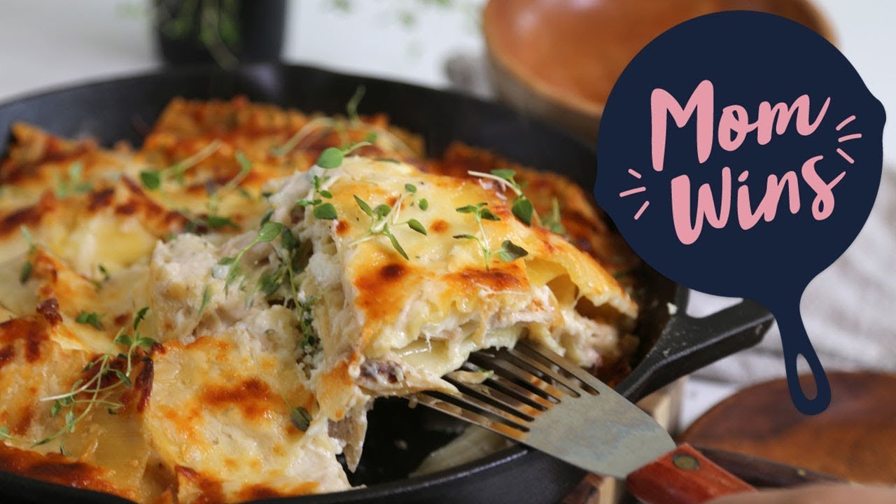 Almost One-Pan Skillet Lasagna with Bev Weidner | Mom Wins | Food Network