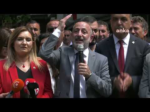 CHP Genel Başkan Yardımcısı Ali Öztunç CHP Milletvekilleri ile Birlikte Tunceli'de Açıklama Yapıyor