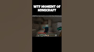 WTF MOMENT OF MINECRAFT | #freky #minecraft #youtube #shorts #funny #wtf #unexpected #games #viral