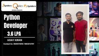 Congratulations to Uday Kiran on being placed as a Python Develope