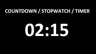 timer 135 seconds (2 minutes 15 seconds)