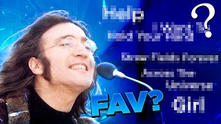 Video thumbnail of "John Lennon's list his favorite Beatles Songs"