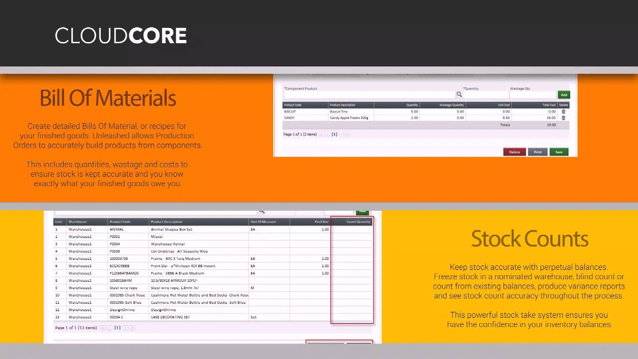 Unleashed Inventory Cloud Core & Unleashed Inventory Software - YouTube