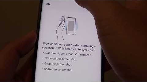Samsung Galaxy S8: How to Enable / Disable Smart Capture