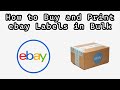 How to Buy and Print eBay Labels in Bulk