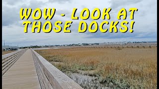 FOLLY ISLAND, SC - COOL PARK - Awesome Dock - Folly River Park - #ocean #park #travel #tourist