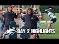 Philadelphia Eagles Rookie Minicamp Day 2 Highlights; Cooper Dejean DEBUT!   Jalen Hurts & SAQUON