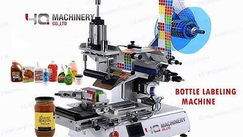 bench top label applicator for oval flat round jars bottles丨semi automatic labeller