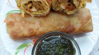 Chicken Bhona Roll Mumbai's Street Food Style || Ramadan Special Recipe || Ghare's Kitchen ||