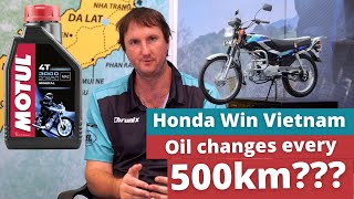 Honda Win Vietnam, oil changes every 500k