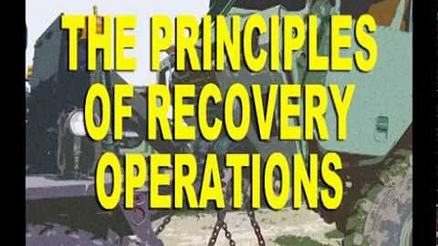 Principles of Vehicle Recovery