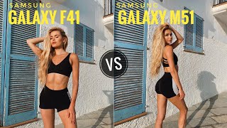 Samsung Galaxy F41  VS Samsung Galaxy M51 Camera Comparison