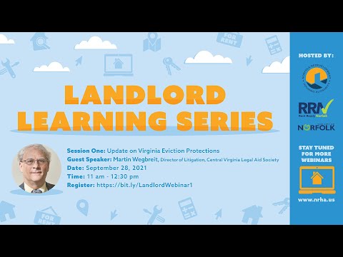 Landlord Learning Series: Virginia Eviction Protections
