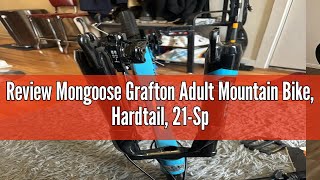 Review Mongoose Grafton Adult Mountain Bike Hardtail 21-Speed Drivetrain 17-Inch Aluminum Frame