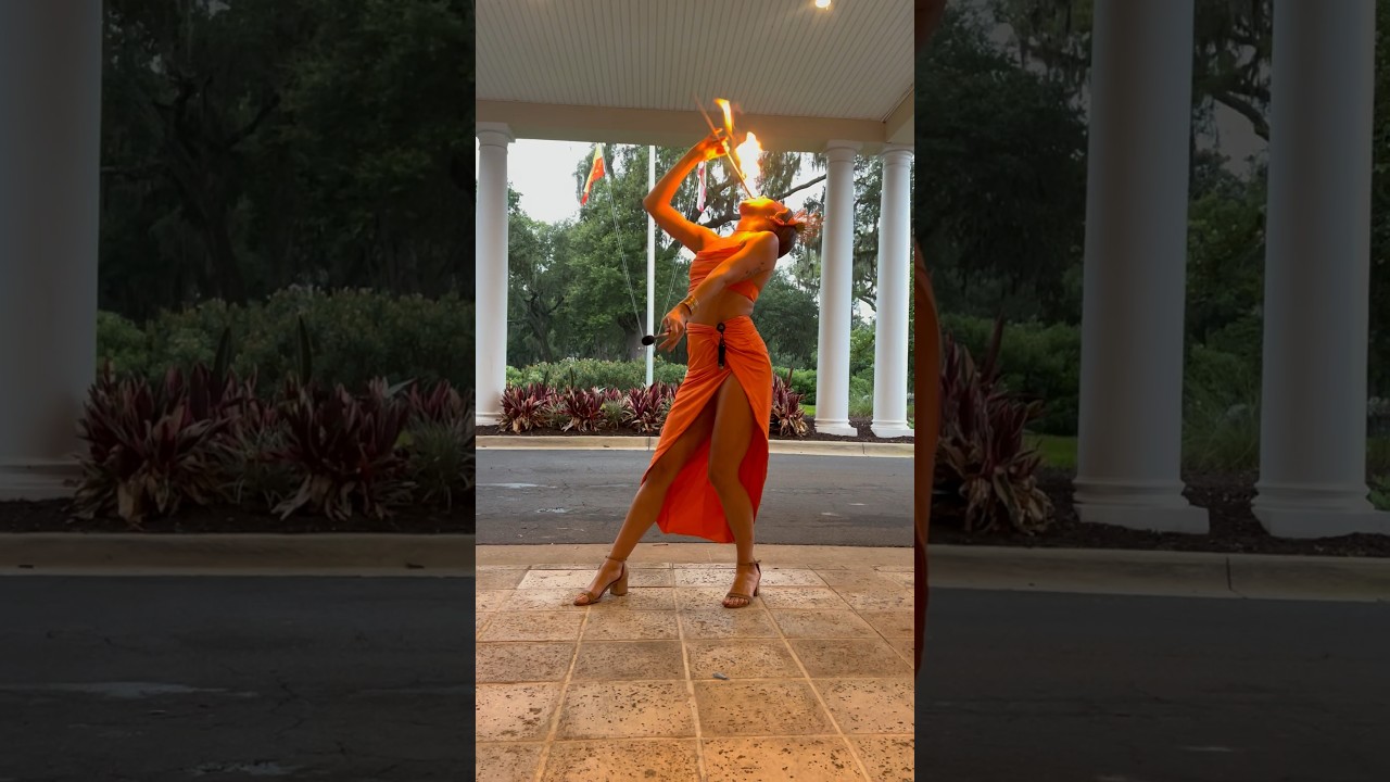 July 2024 Fire Eating Performance at Queen’s Harbour Yacht & Country Club 