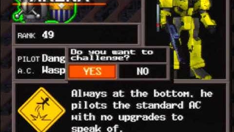 Armored Core: Project Phantasma Game Sample - Playstation