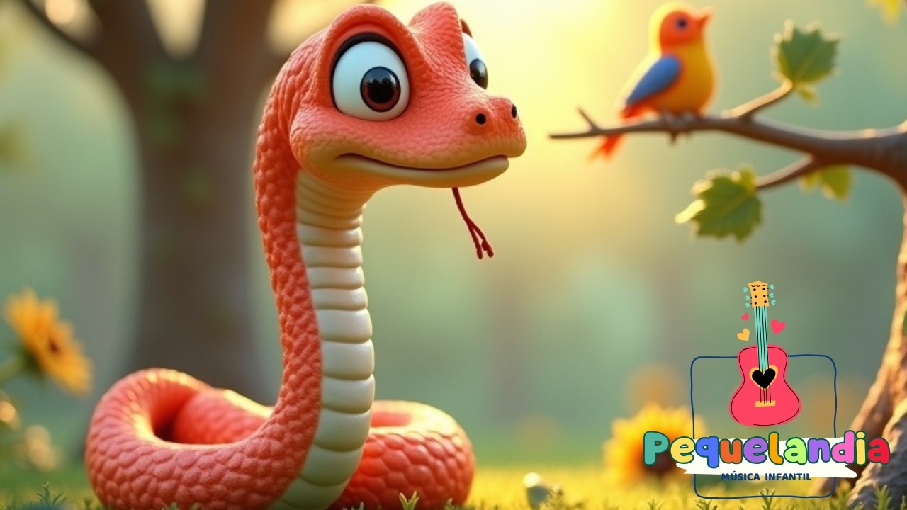 🐍🎶 Serpientita Deslizante | Música Infantil para Niños de 1 a 5 años 🎵🌟