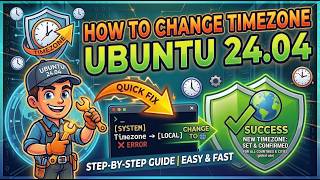 [2026] Fix Server Time! How to Change Timezone on Ubuntu 24.04 (Terminal & GUI)