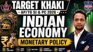 Indian Economy - Monetary Policy | General Studies Most Expected Questions | AP/TG SI &amp; PC 2026