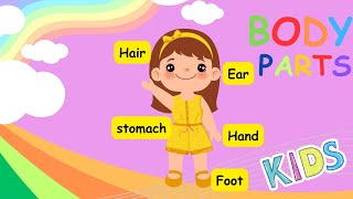 Body - parts of the body - Learn English for kids - English educational video-Kids Vocabulary Video