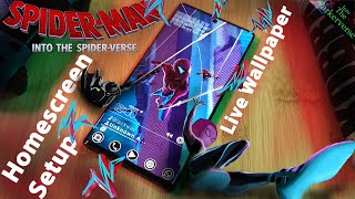 Spiderman - Into the Spiderverse - Live Wallpaper & Homescreen Setup - Customize LIKE A PRO - EP42 screenshot 5