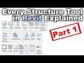 Every Structure Tool in Revit Tutorial   Part 1