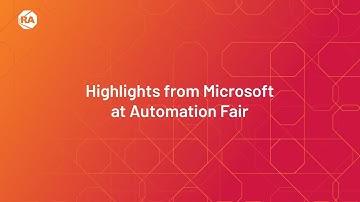 Highlights from Microsoft at Automation Fair