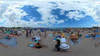Plaja Costinesti Video 360 HiperTimeLapse | iulie 2022