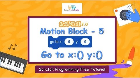 Go To X(0) Y(0) Block | Scratch programming free online tutorial | #scratchtutorial #motion