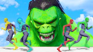 HULK CRASH | Hulk 2099 vs Team Spiderman 2002 - What If