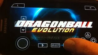 Dragon Ball: Evolution (Video Game) for PSP on Android  - PPSSPP 1.0.1 Emulator screenshot 1