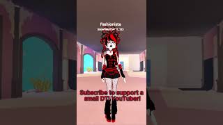 subscribe to support a small Dress to Impress YouTuber!!! #dti #cybergoth #cybergothic #goth