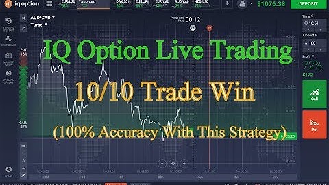 IQ Option Live Trading 10/10 Trades Win In Real account | 100% Accuracy With This Strategy