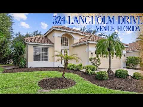 324 Langholm Drive, Venice, FL home video tour