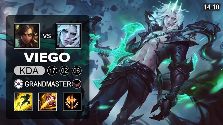 Viego vs Nidalee Jungle - KR Grandmaster - Patch 14.10 Season 14