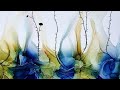 Acrylic Paint,  Alcohol Ink and Design Paint Roller Tutorial  (nr 38)