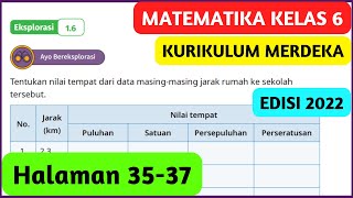 Kunci Jawaban Matematika Kelas 6 Halaman 35 36 37 Kurikulum Merdeka Edisi 2022 Eksplorasi 1.6