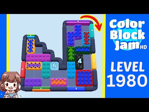 Color Block Jam Level 1980 walkthrough video preview