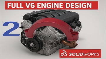 #2 V6 turbo engine in Solidworks  (Connecting rod cap)