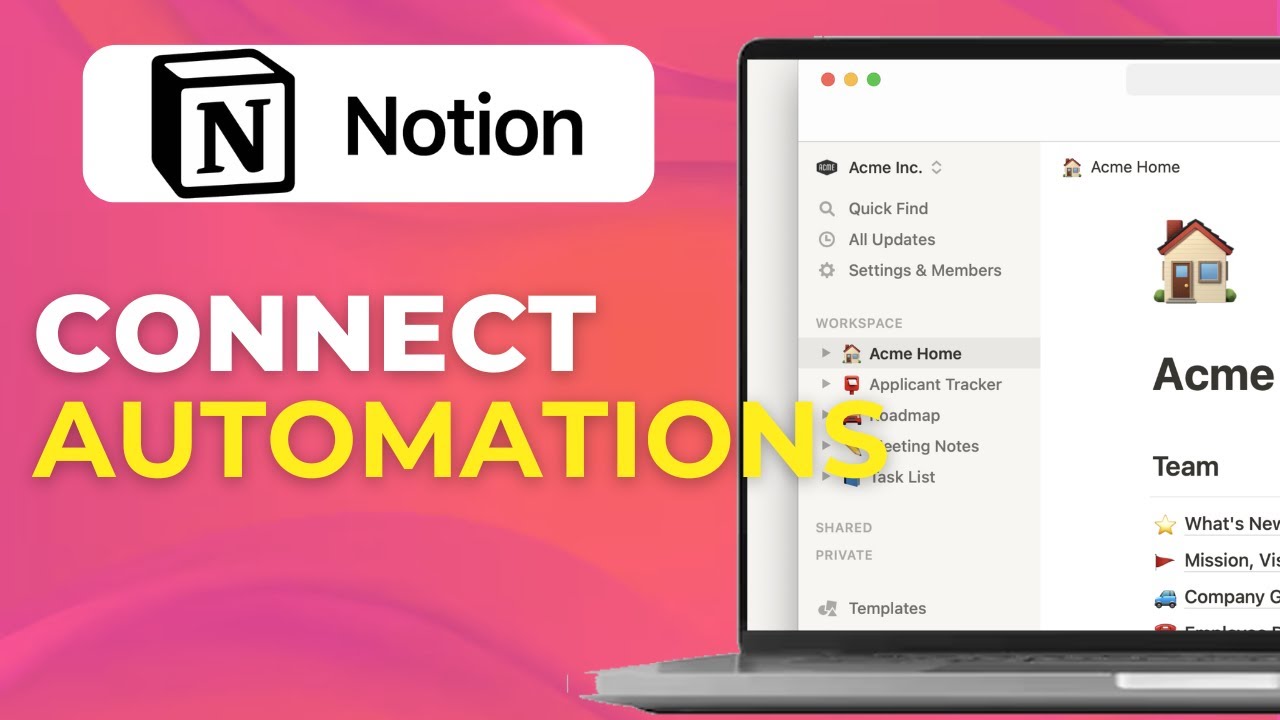 How to Connect Notion Automations Buttons, Webhooks, API - YouTube