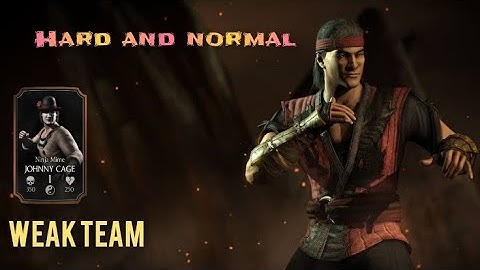 How to Defeat Flaming Fist Liu Kang with Weak Team (Hard and Normal) mortal kombat mobile #mkmobile