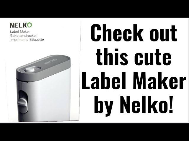 Nelko P21 Portable Bluetooth Label Maker 