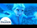 Elsa domina los esp&iacute;ritus: viento, fuego y agua | Frozen