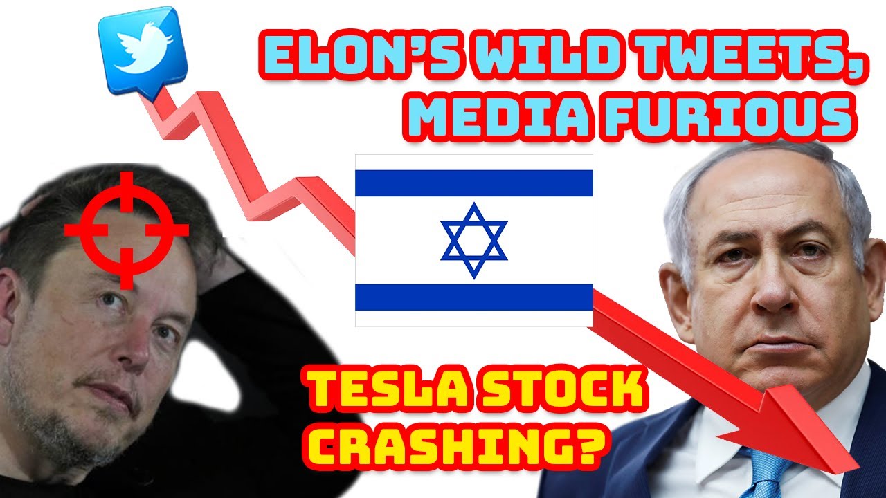Is Elon Musk an ENEMY of ISRAEL? Tesla Stock to FREEFALL in 2024? (Elon