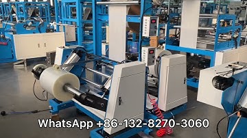 Fully Automatic Nonwoven Zipper Bag Making Machine with Auto Zipper Puller fixing